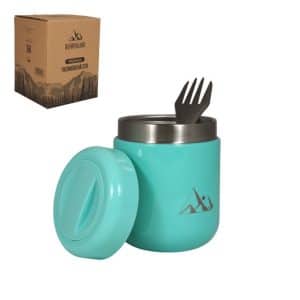 Behrenland Kühlbox Thermobehälter 500 ml - Edelstahl Warmhaltebehälter-Thermo Lunchbox