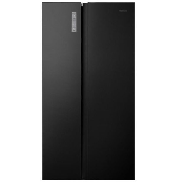 Hisense RS677N4AFC Black Steel Kühl-Gefrier-Kombination