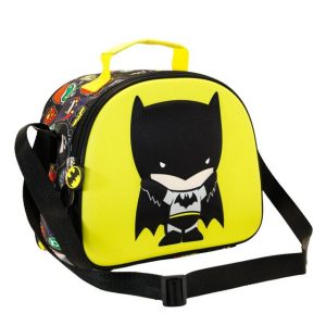 Karactermania Kühltasche Batman Picknicktasche Frühstückstasche Kinder Umhängetasche Lunch Bag