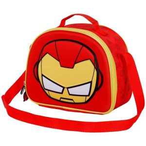 Karactermania Kühltasche Iron Man Picknicktasche Frühstückstasche Kinder Umhängetasche Lunch