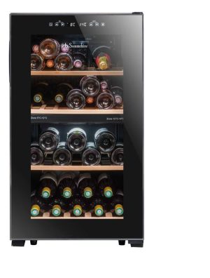 La Sommelière LS51.2ZBLACK Weinkühlschrank