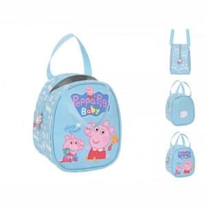 Peppa Pig Kühlbox Thermo-Vesperbox Peppa Wutz Baby Hellblau 19 x 22 x 14 cm