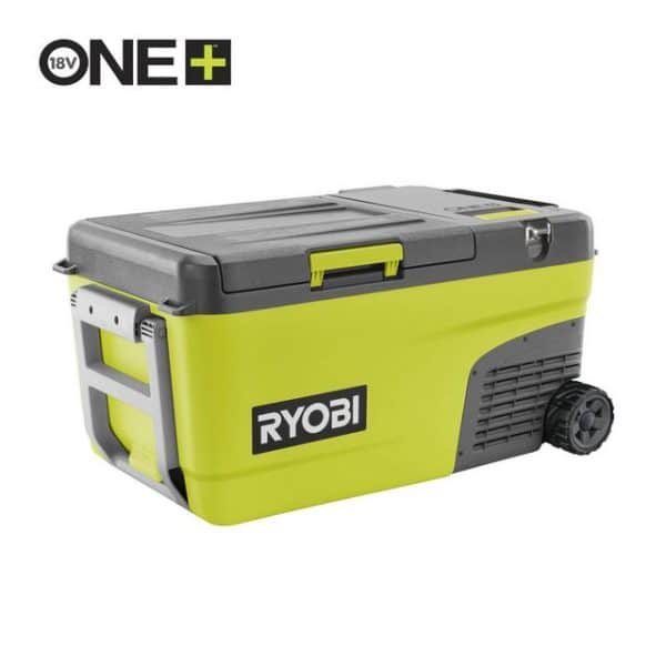 Ryobi Kühlbox 18V ONE+ Akku Hybridmit Gefrierfunktion 12V KFZ-Adapter