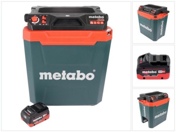 metabo Kühlbox KB 18 BL Akku Kühlbox 18 V mit Warmhaltefunktion 28 l Brushless + 1x